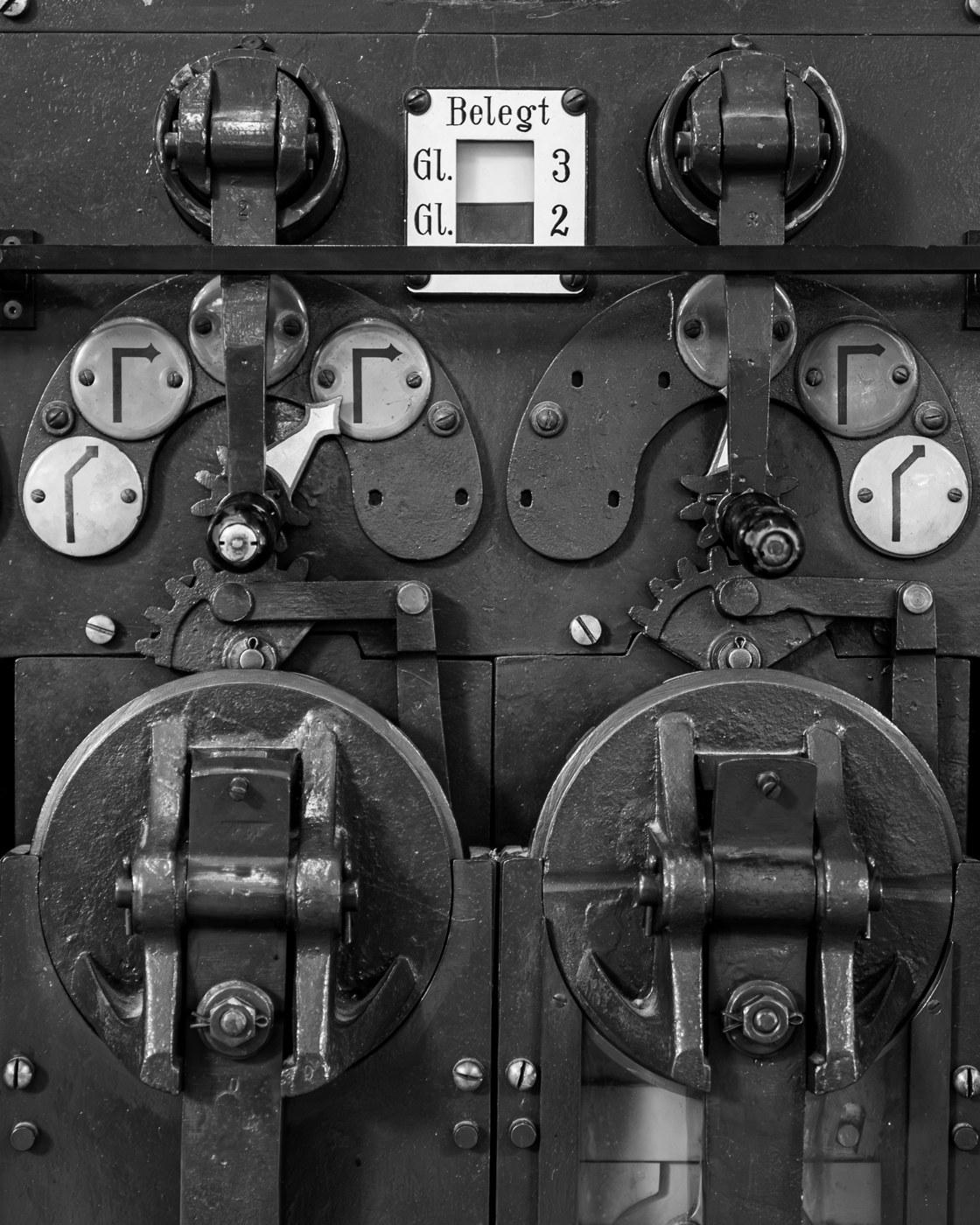 Lever Frame — photograph by Don Gillikin