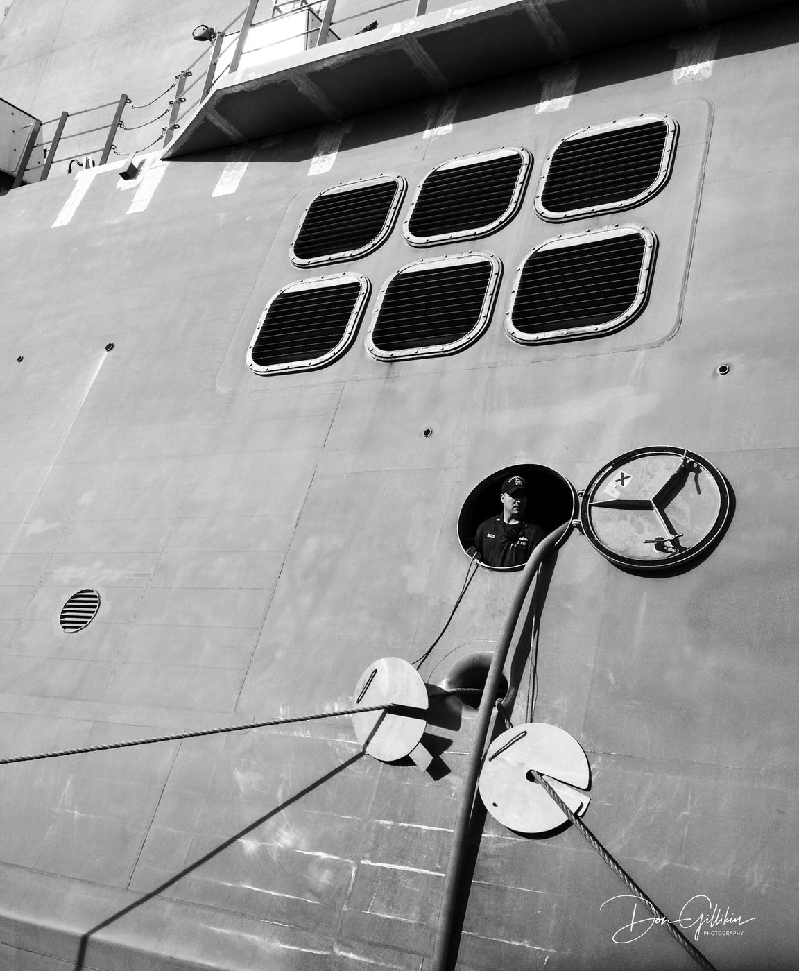 Shipbuilding, Mobile, Alabama — photograph by Don Gillikin