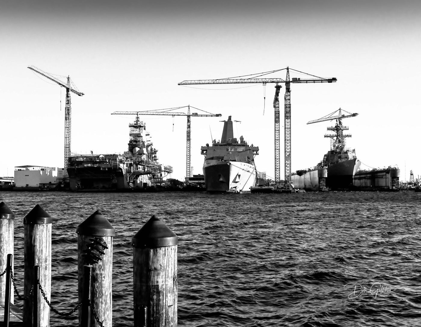 Shipbuilding, Mobile, Alabama — photograph by Don Gillikin
