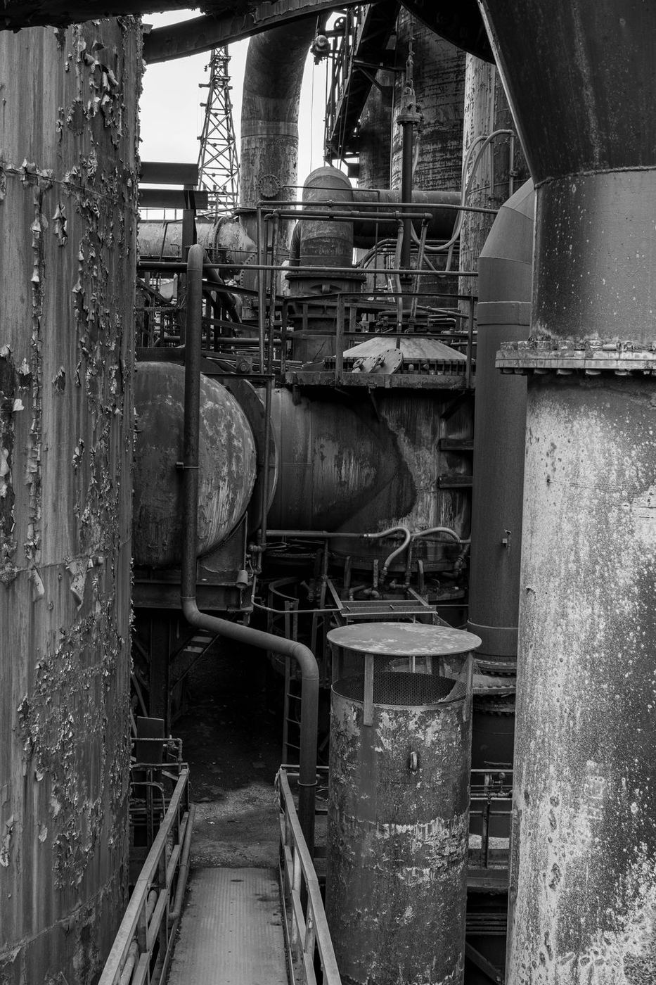 Bethlehem Steel blast furnaces — photograph by Don Gillikin