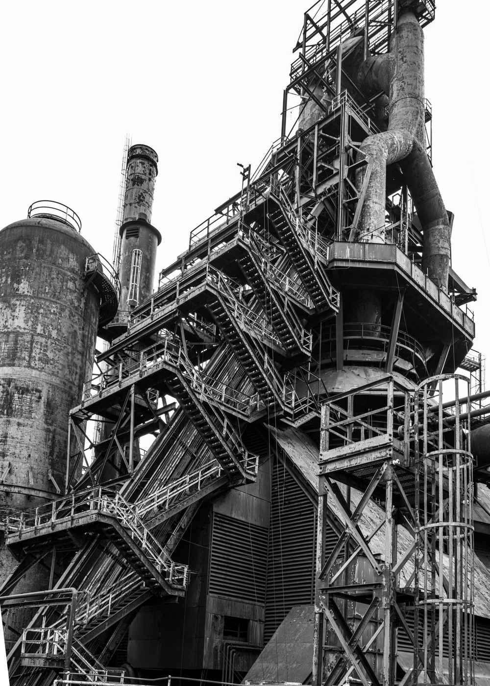 Bethlehem Steel blast furnaces — photograph by Don Gillikin